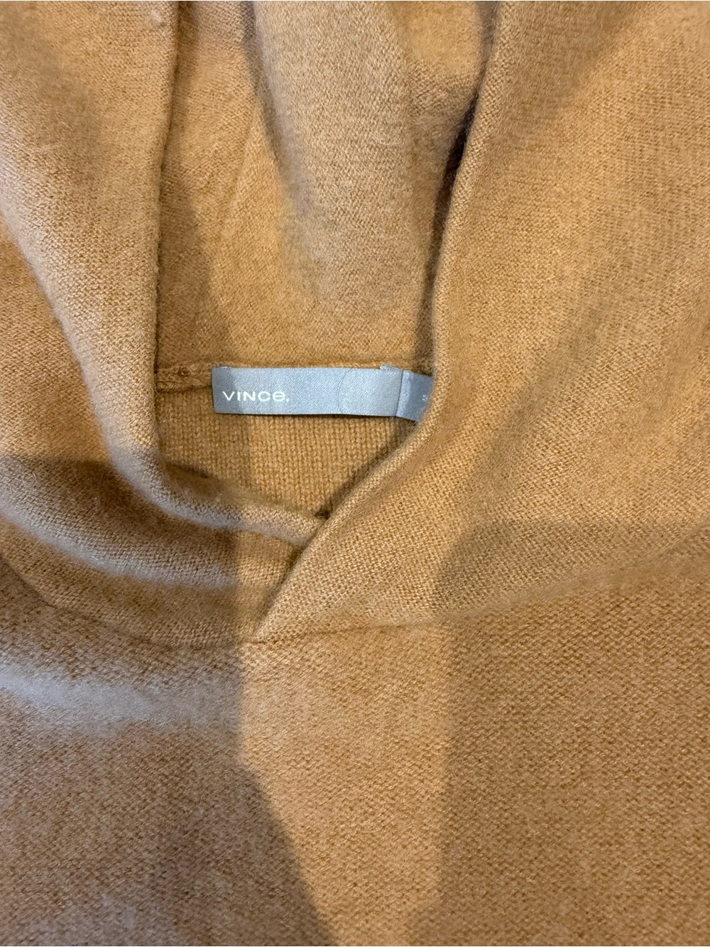 Vince Camel Cashmere V-Neck Sweater